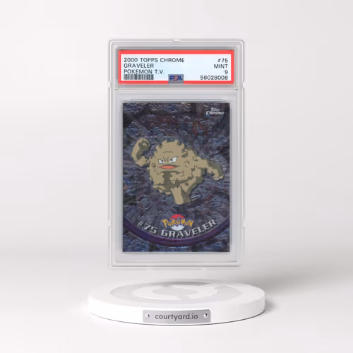 2000 Topps Chrome Pokémon T.V. #75 Graveler (PSA 9 MINT)
