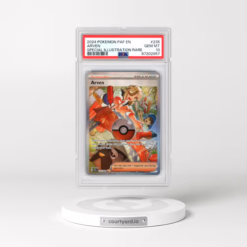 2024 Pokémon Paf EN-Paldean Fates #235 Arven - Special Illustration Rare (PSA 10 GEM MINT)