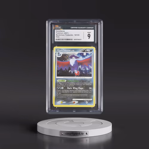 2007 Mysterious Treasures #10/123 Honchkrow - Holo (CGC 9 MINT)