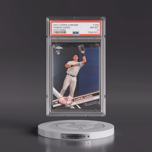 2017 Topps Chrome #169 Aaron Judge (PSA 8 NM-MT)