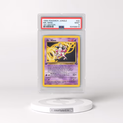 1999 Pokémon Jungle #22 Mr. Mime - 1st Edition (PSA 9 MINT)