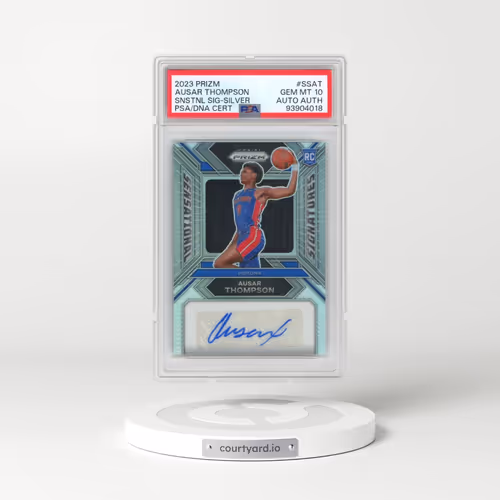 2023 Panini Prizm Sensational Signatures #SSAT Ausar Thompson - Silver (PSA 10 GEM MINT)