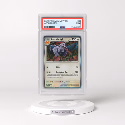 2023 Pokémon Mew EN-151 #142 Aerodactyl (PSA 9 MINT)