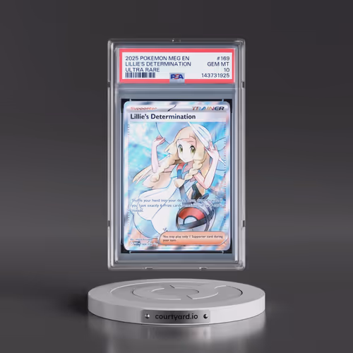 2025 Pokémon Meg EN-Mega Evolution #169 Lillie's Determination - Ultra Rare (PSA 10 GEM MINT)