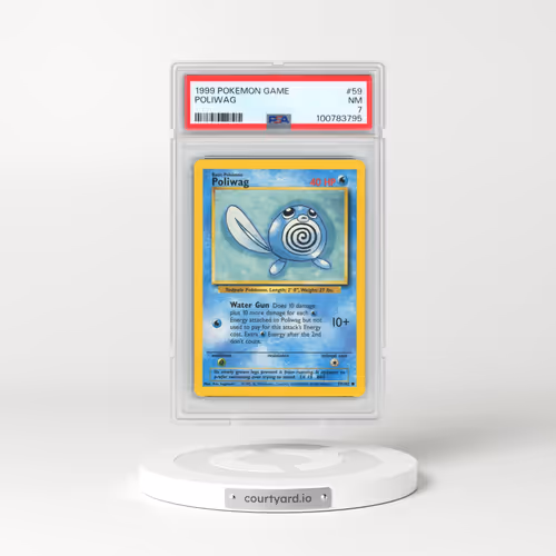 1999 Pokémon Game #59 Poliwag (PSA 7 NM)