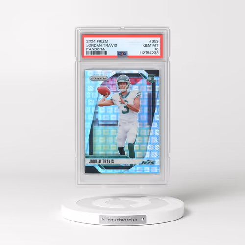 2024 Panini Prizm #359 Jordan Travis - Pandora (PSA 10 GEM MINT)