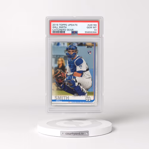 2019 Topps Update #US199 Will Smith - Catcher's Gear (PSA 10 GEM MINT)