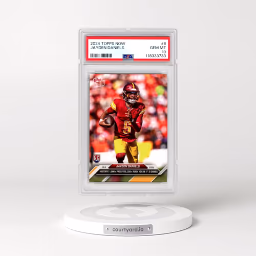 2024 Topps Now #6 Jayden Daniels (PSA 10 GEM MINT)