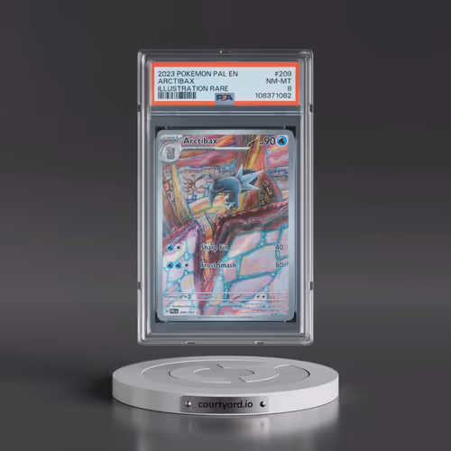 2023 Pokémon Pal EN-Paldea Evolved #209 Arctibax - Illustration Rare (PSA 8 NM-MT)