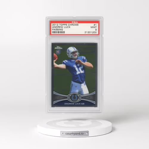 2012 Topps Chrome #1 Andrew Luck - Passing (PSA 9 MINT)