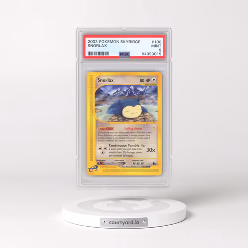 2003 Pokémon Skyridge #100 Snorlax (PSA 9 MINT)