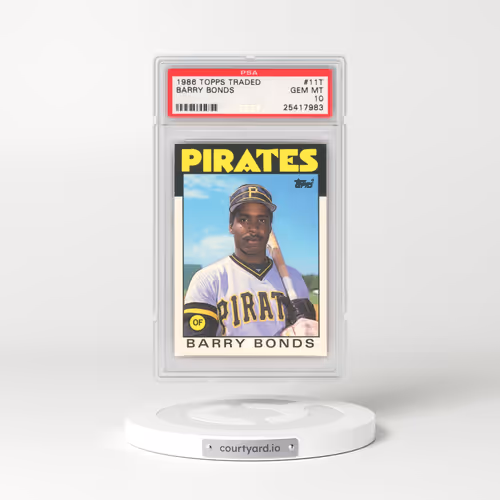1986 Topps Traded #11T Barry Bonds (PSA 10 GEM MINT)