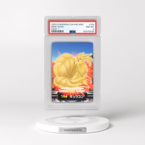 2003 Carddass Pokémon Advanced Generation Zukancard Part 1 #154 Ninetales (PSA 8 NM-MT)