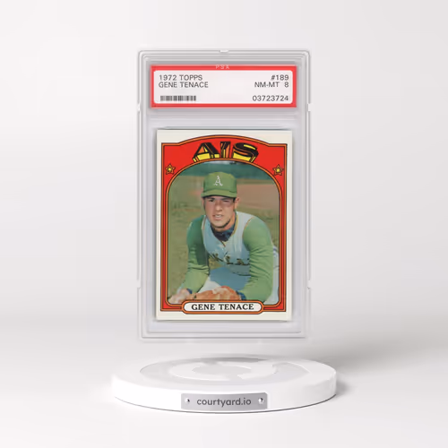 1972 Topps #189 Gene Tenace (PSA 8 NM-MT)