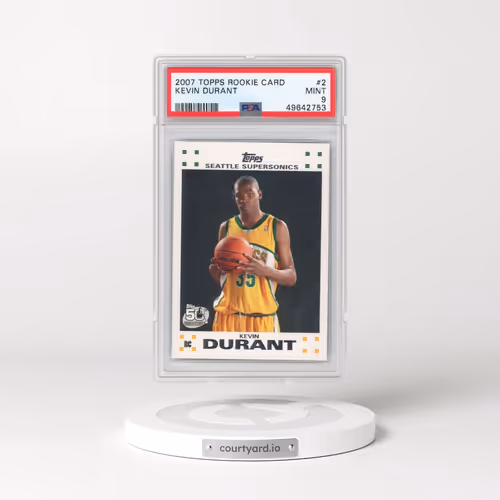 2007 Topps Rookie Card #2 Kevin Durant (PSA 9 MINT)