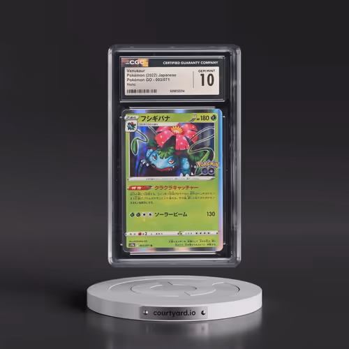 2022 Pokémon GO #003/071 Venusaur - Holo (CGC 10 GEM MINT)