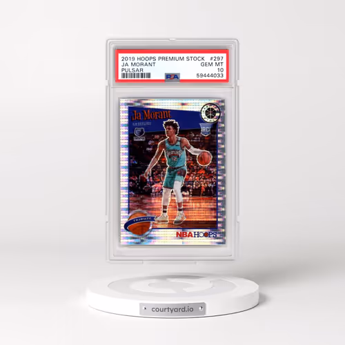2019 Panini Hoops Premium Stock #297 Ja Morant - Pulsar (PSA 10 GEM MINT)
