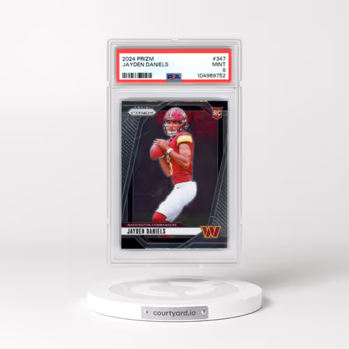 2024 Panini Prizm #347 Jayden Daniels (PSA 9 MINT)