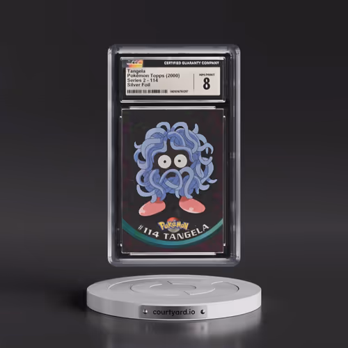 1999 Series 2 (Oval Nintendo Seal) #114 Tangela - Silver Foil (CGC 8 NM-MT)