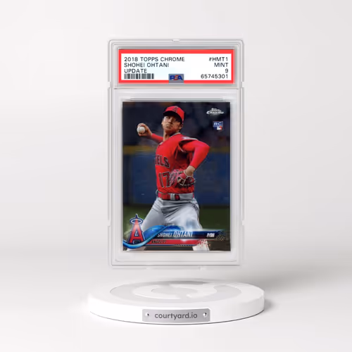 2018 Topps Chrome Update #HMT1 Shohei Ohtani (PSA 9 MINT)