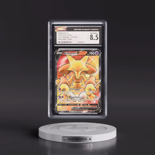 2020 Vivid Voltage #172/185 Alakazam V - Ultra Rare Holo (CGC 8.5 NM-MT+)