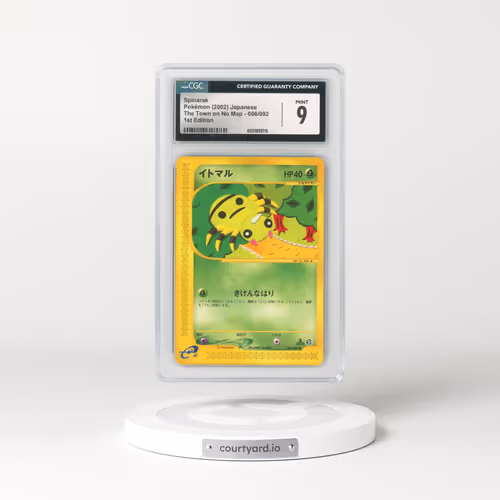 2002 The Town on No Map #006/092 Spinarak - 1st Edition (CGC 9 MINT)