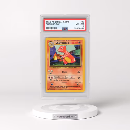 1999 Pokémon Game #24 Charmeleon (PSA 8 NM-MT)