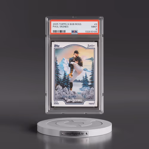 2025 Topps X Bob Ross the Joy of Baseball #9 Paul Skenes (PSA 9 MINT)