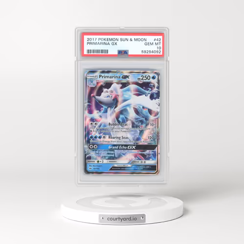 2017 Pokémon Sun & Moon #42 Primarina GX - Holo (PSA 10 GEM MINT)