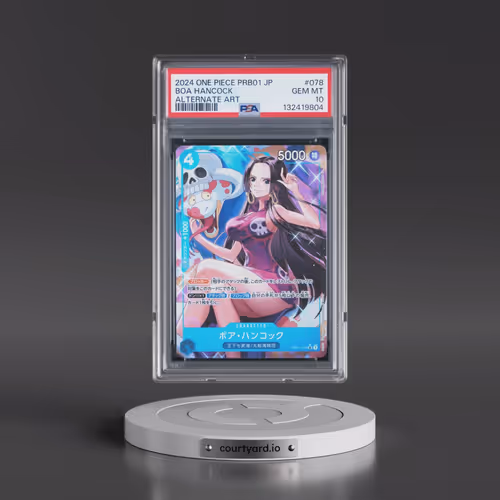 2024 One Piece Japanese PRB01-Premium Booster -One Piece Card the Best #078 Boa Hancock - Alternate