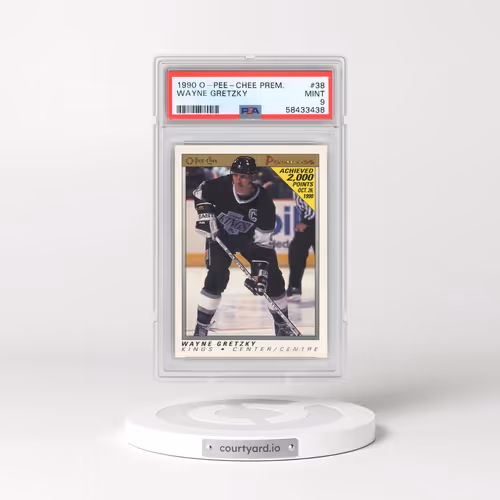 1990 O-Pee-Chee Premier #38 Wayne Gretzky (PSA 9 MINT)