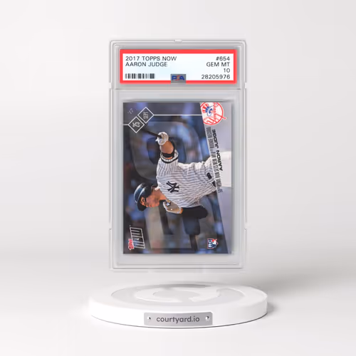 2017 Topps Now #654 Aaron Judge (PSA 10 GEM MINT)