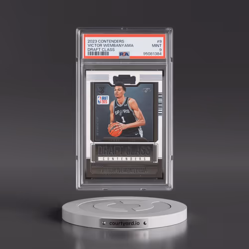 2023 Panini Contenders 2023 Draft Class Contenders #9 Victor Wembanyama (PSA 9 MINT)