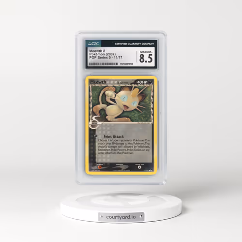 2007 POP Series 5 #11/17 Meowth δ (CGC 8.5 NM-MT+)