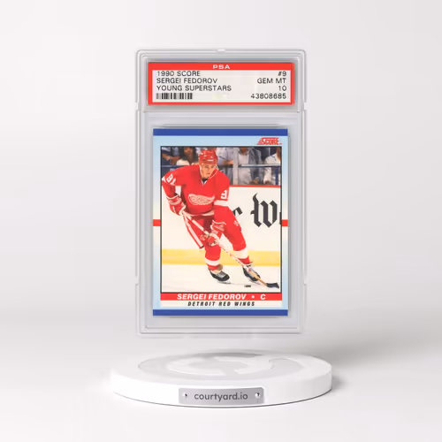 1990 Score Young Superstars #9 Sergei Fedorov (PSA 10 GEM MINT)