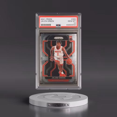 2021 Panini Prizm #306 Jalen Green (PSA 10 GEM MINT)