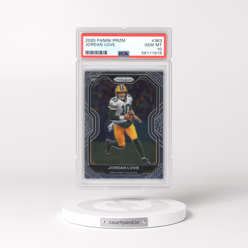 2020 Panini Prizm #363 Jordan Love (PSA 10 GEM MINT)