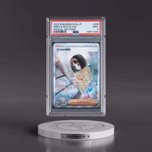 2023 Pokémon Sv2a-Pokemon 151 #206 Erika's Invitation - Special Art Rare (PSA 9 MINT)