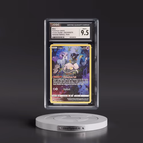 2023 Crown Zenith #GG10/GG70 Mew - Galarian Gallery Holo (CGC 9.5 MINT+)