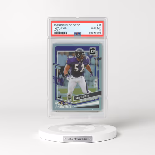 2023 Panini Donruss Optic #17 Ray Lewis - Holo (PSA 10 GEM MINT)