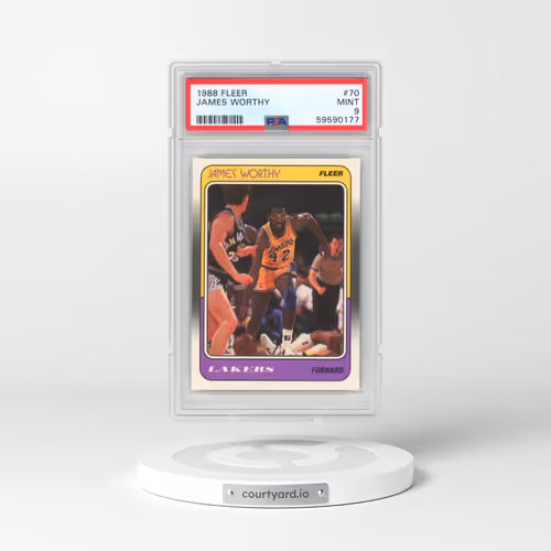 1988 Fleer #70 James Worthy (PSA 9 MINT)