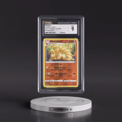 2022 Silver Tempest #018/195 Ninetales - Reverse Holo (CGC 9 MINT)