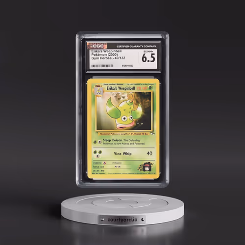 2000 Gym Heroes #49/132 Erika's Weepinbell (CGC 6.5 EX-NM+)