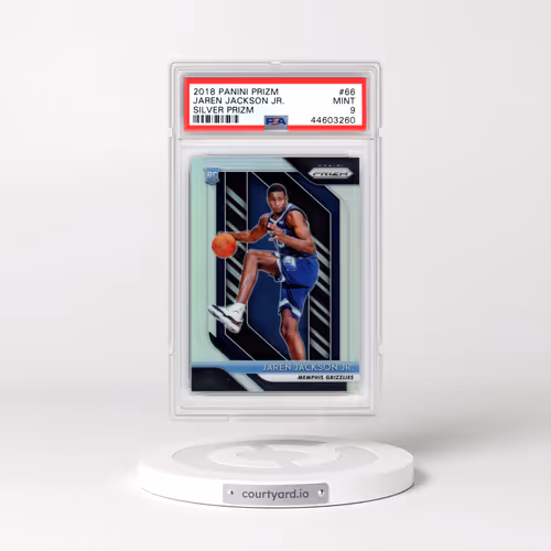 2018 Panini Prizm #66 Jaren Jackson Jr. - Silver Prizm (PSA 9 MINT)