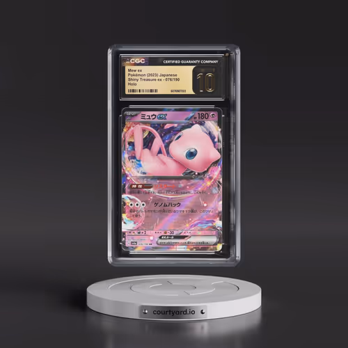 2023 Pokémon Sv4a-Shiny Treasure EX #076 Mew EX - Holo (CGC 10 PRISTINE)