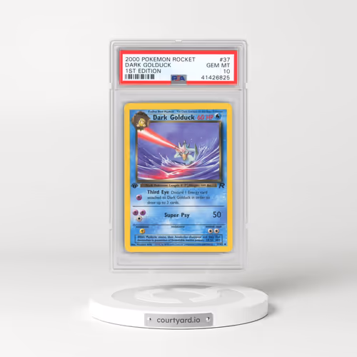 2000 Pokémon Rocket #37 Dark Golduck - 1st Edition (PSA 10 GEM MINT)