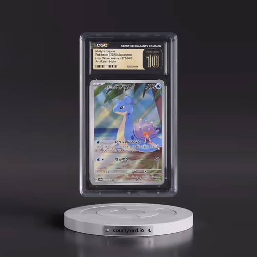 2025 Pokémon Sv9a-Heat Wave Arena #072 Misty's Lapras - Art Rare (CGC 10 PRISTINE)