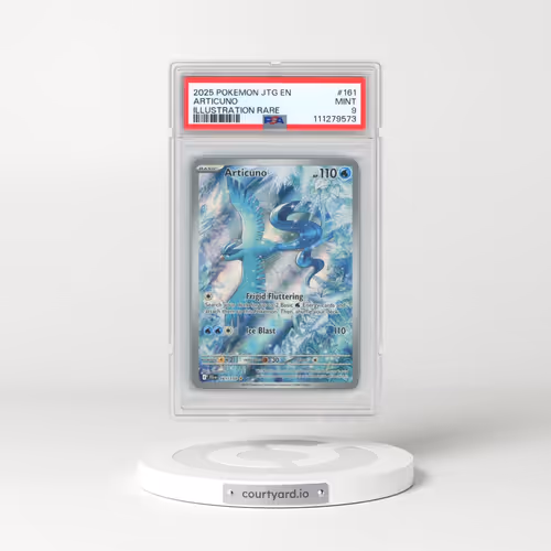 2025 Pokémon Jtg EN-Journey Together #161 Articuno - Illustration Rare (PSA 9 MINT)