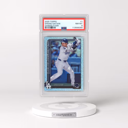 2025 Topps #1 Shohei Ohtani - Sandglitter (PSA 8 NM-MT)