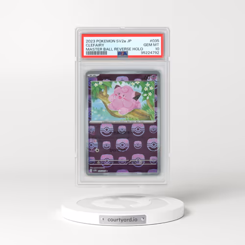 2023 Pokémon Sv2a-Pokemon 151 #035 Clefairy - Reverse Holo Master Ball (PSA 10 GEM MINT)